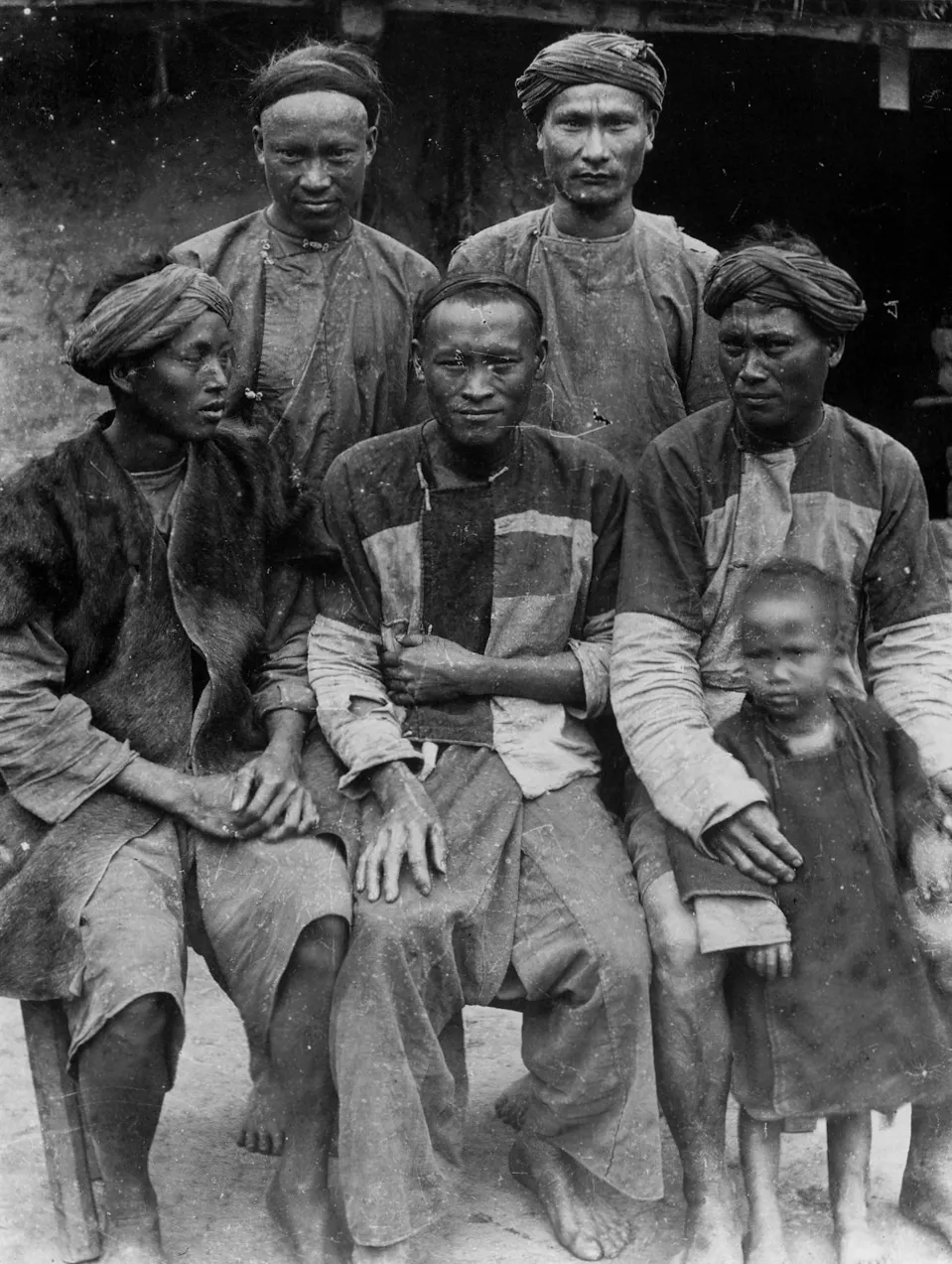 約1900年臺灣原住民族影像。
