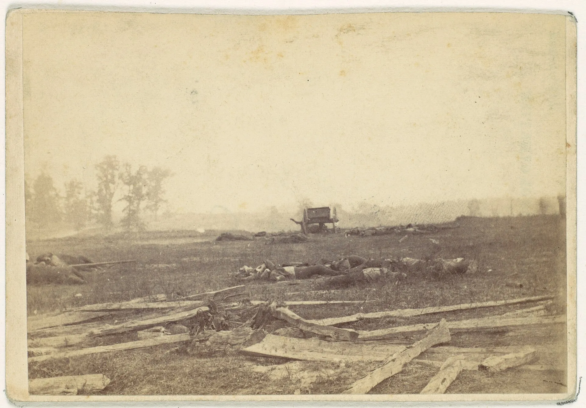 安提坦戰場,1862年9月;亞歷山大.加德納攝。