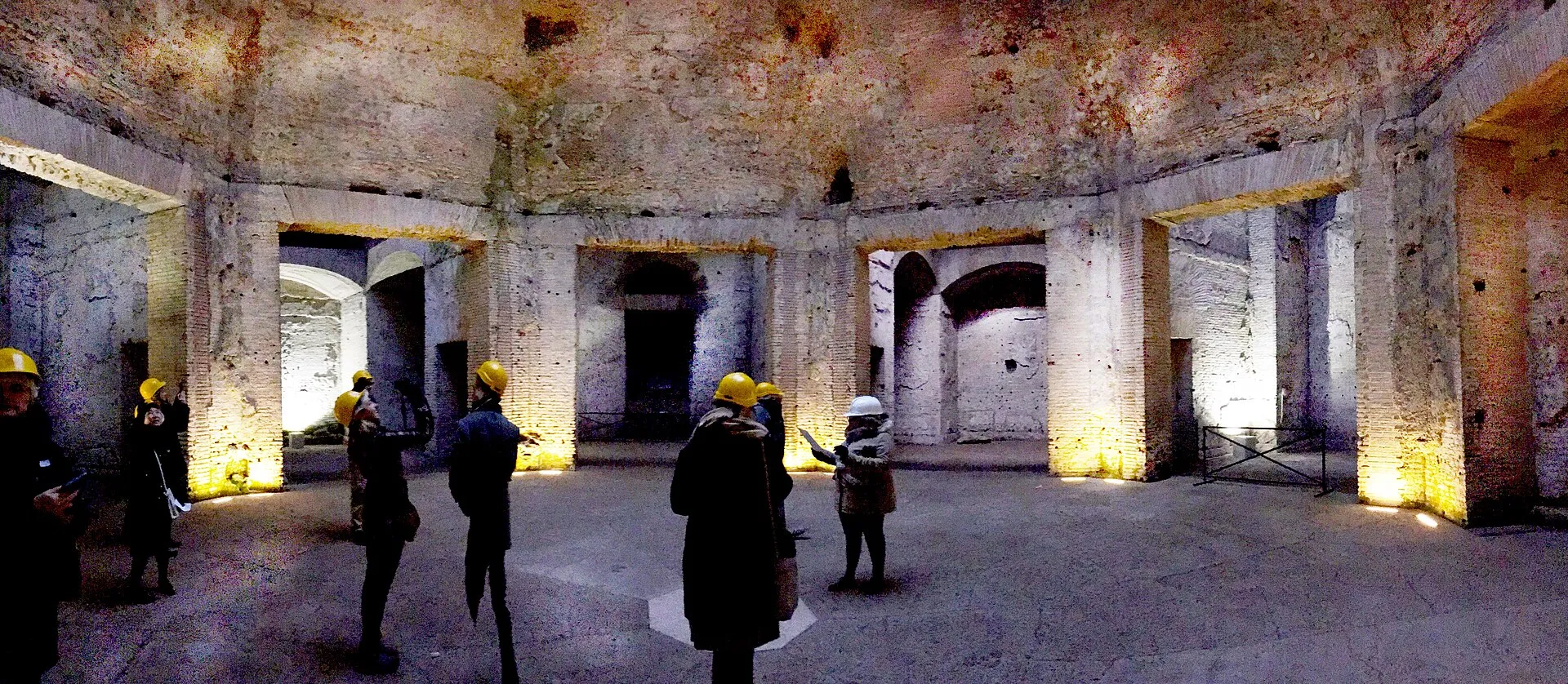 尼祿「黃金宮」（Domus Aurea）八角廳遺跡，現存遺跡照片（攝於2017年）