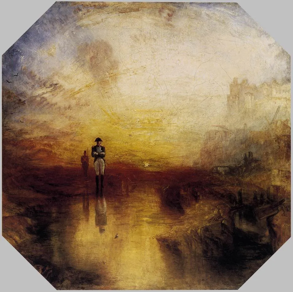 《戰爭：流放與帽貝》，J. M. W. Turner 油畫（1842年）