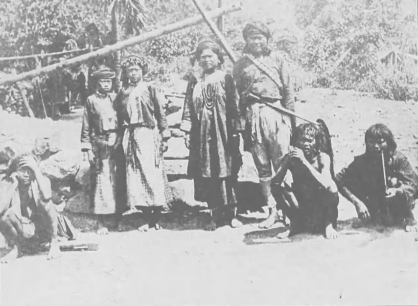 1901年排灣族影像。